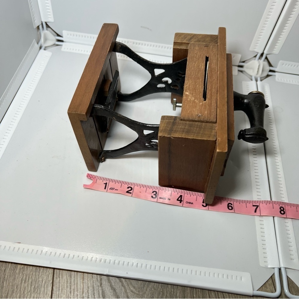 Mini Sewing Machine Music Box by George Good Corporation, Vintage Works Well - Picture 9 of 9